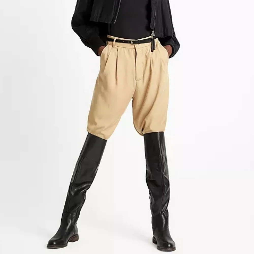 Franco Sarto Haleen Over The Knee Boots black leather studded womens size 6